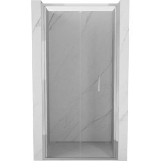Sprchové skladacie dvere Mexen Exo 60 cm, priehľadné, chróm - 816-060-000-01-00