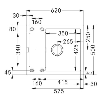 Set Franke G7O (drez MRG 611-62 + batéria Samoa) onyx 114.0253.063