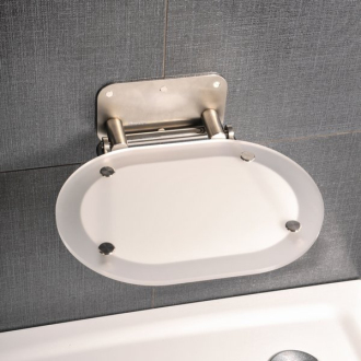 Ravak Sedátko CHROME CLEAR/WHITE B8F0000028