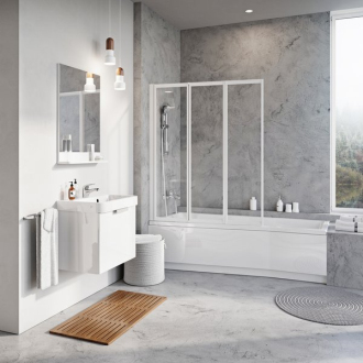 Ravak umývadlo BeHappy II 550 white s otvormi XJA01155000