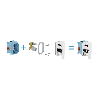 Ravak CL 065.00 Podomietková vaňová/ sprchová s prepínačom pre R-box X070088