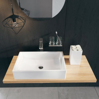 Ravak umývadlo FORMY 01 500 D white bez prepadu XJL01250000