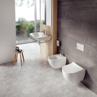 Ravak Bidet Uni Chrome závesný white X01517