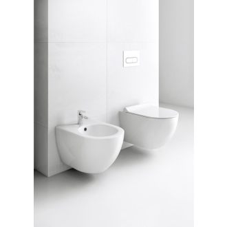 Ravak Bidet Uni Chrome závesný white X01517