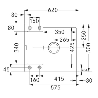 Set Franke G166O (drez MRG 611-62 + batéria FP 9000) onyx 114.0587.933