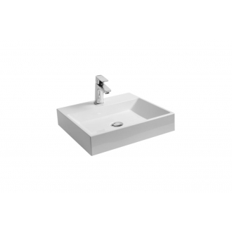 Ravak umývadlo Natural 500 white bez prepadu s otvorom XJO01250000