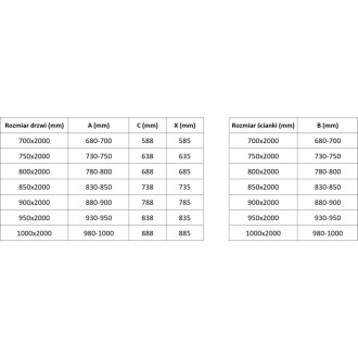 Sprchovací kút Mexen Exo s výklopným mechanizmom 95 x 95 cm, priehľadný, chróm - 817-095-095-01-00