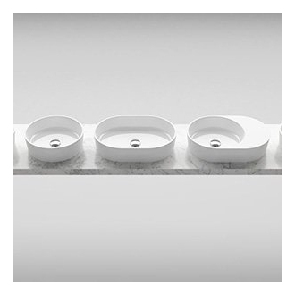 Ravak umývadlo MOON 1 white bez prepadu XJN01300000