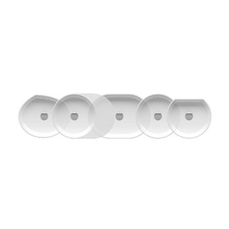 Ravak umývadlo MOON 1 white bez prepadu XJN01300000