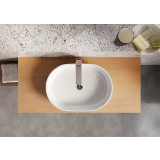 Ravak umývadlo MOON 2 white bez prepadu XJN01300002