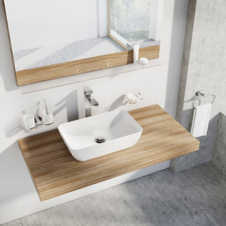 Ravak umývadlo Uni 500 R Slim keramické white XJX01150001