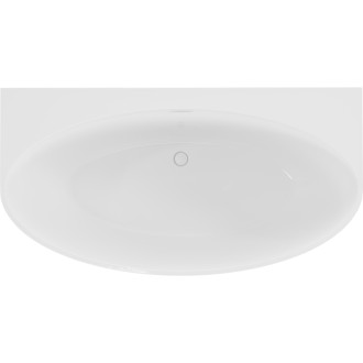 Voľne stojaca závesná vaňa Mexen Bruna 150 x 82 cm, lesklá biela, biely prepad - 52731508200-20