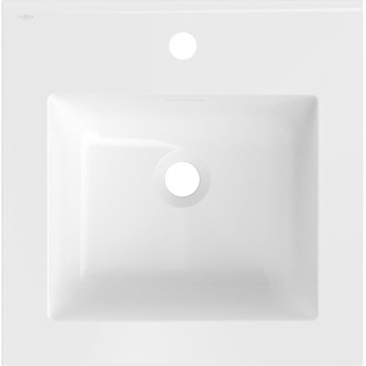 Zapustené umývadlo Mexen Otis 46 x 46,5 cm, lesklá biela - 25184500