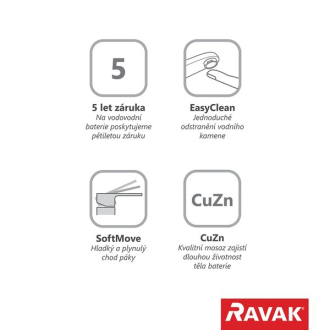 Ravak TD F 055.00 Bidetová stojanková s výpustou X070133
