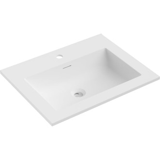 Zapustené umývadlo Mexen Otis 61 x 46,5 cm, matná biela - 25186001