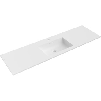 Zapustené umývadlo Mexen Otis 161 x 46,5 cm, matná biela - 25181601