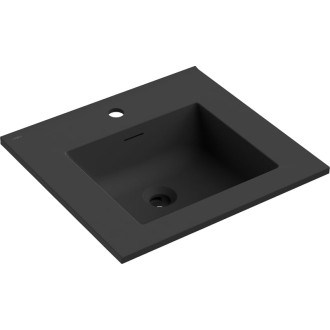 Zapustené umývadlo Mexen Otis 51 x 46,5 cm, matne čierna - 25185071