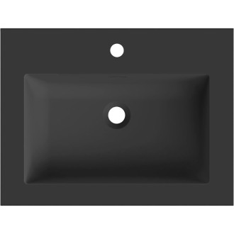 Zapustené umývadlo Mexen Otis 61 x 46,5 cm, matne čierna - 25186071