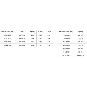 Sprchovací kút Mexen Exo s výklopným mechanizmom 100 x 80 cm, priehľadný, chróm - 8182-100-080-01-00