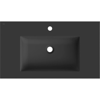 Zapustené umývadlo Mexen Otis 81 x 46,5 cm, matne čierna - 25188071