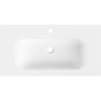 Umývadlo Mexen Vela na dosku 91 x 46,5 cm, matná biela - 25239001