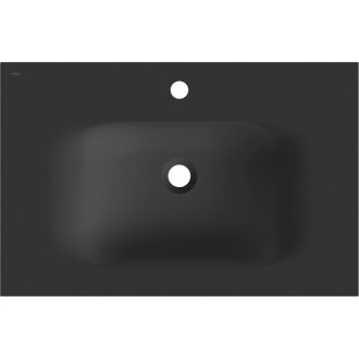 Zapustené umývadlo Mexen Vela 71 x 46,5 cm, matná čierna - 25237071