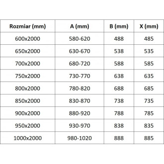 Sprchové dvere Mexen Exo s otočnými ramenami 100 cm, priehľadné, čierne - 817-100-000-70-00