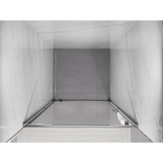 Sprchové dvere Mexen Exo s otočnými dverami 100 cm, priehľadné, chróm - 8181-100-000-01-00