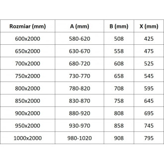Sprchové dvere Mexen Exo s otočnými dverami 100 cm, priehľadné, chróm - 8181-100-000-01-00