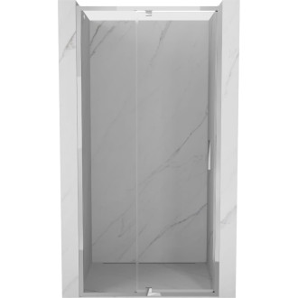 Sprchové dvere Mexen Exo s otočnými ramenami 115 cm, priehľadné, chróm - 819-115-000-01-00