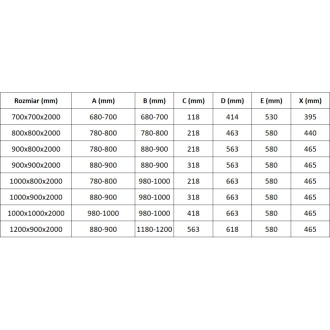 Mexen Exo polkruhový asymetrický posuvný sprchovací kút 100 x 80 cm, priehľadný, chróm - 8131-100-080-01-00