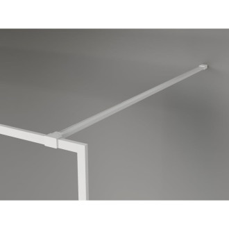 Mexen Kioto-F Sprchová zástena s rámom 120 x 202 cm, hrúbka hmly 8 mm, biela - 800-120-104-20-30