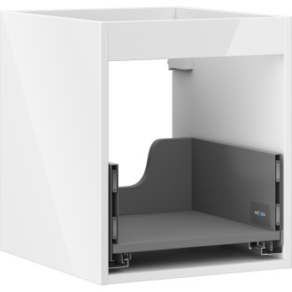 Korpus umývadlovej skrinky Mexen Box-A 40 cm, 1 zásuvka, biely lesk - 91AX0-0400-470-1-00