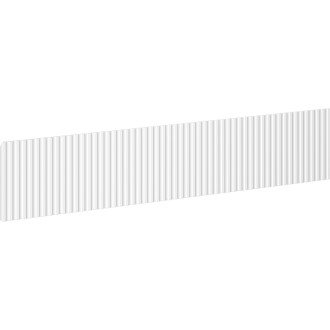 Drážkovaná predná strana Mexen Rivel pre korpus kúpeľňovej skrinky 100 x 20 cm, matná biela - 91A20-1000-235-1-01