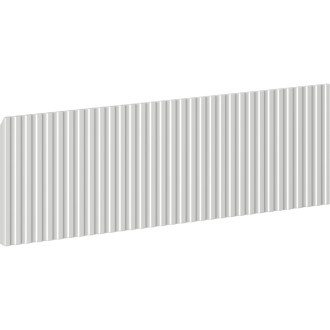 Drážkovaná predná strana Mexen Rivel pre korpus kúpeľňovej skrinky 60 x 20 cm, matne šedá - 91A20-0600-235-1-62