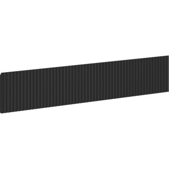 Drážkovaná predná strana Mexen Rivel pre korpus kúpeľňovej skrinky 90 x 20 cm, matná čierna - 91A20-0900-235-1-71