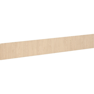 Drážkovaná predná strana Mexen Rivel pre korpus kúpeľňové skrinky 140 x 20 cm, dub - 91A20-1400-235-1-81