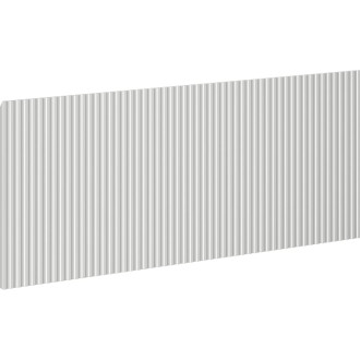 Drážkovaná predná strana Mexen Rivel pre korpus kúpeľňovej skrinky 80 x 43,5 cm, matne šedá - 91A20-0800-470-1-62