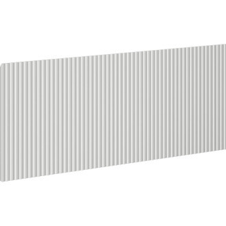 Drážkovaná predná strana Mexen Rivel pre korpus kúpeľňovej skrinky 100 x 43,5 cm, matne šedá - 91A20-1000-470-1-62