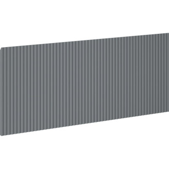 Drážkovaná predná strana Mexen Rivel pre korpus kúpeľňovej skrinky 80 x 43,5 cm, matný grafit - 91A20-0800-470-1-66