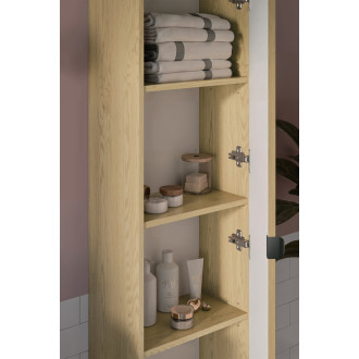 Comad SET-OVC 120CM UM PURE HC Kúpeľňová zostava 120 cm s umývadlom a vysokou skrinkou