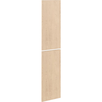 Mexen Rivel drážkovaná čelka pre korpus kúpeľňovej skrinky 35 x 80 cm (2 ks), dub - 91A21-1600-300-2-81