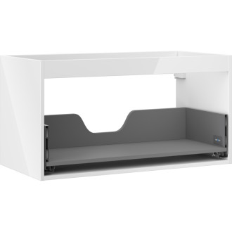 Korpus umývadlovej skrinky Mexen Box-A 90 cm, 1 zásuvka, biely lesk - 91AX0-0900-470-1-00