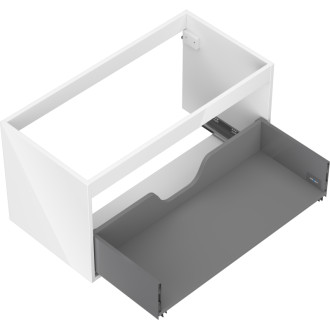 Korpus umývadlovej skrinky Mexen Box-A 90 cm, 1 zásuvka, biely lesk - 91AX0-0900-470-1-00