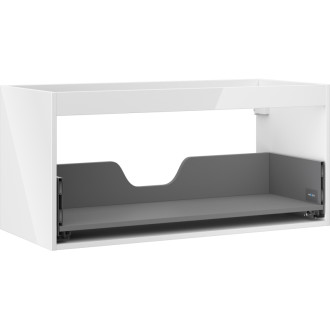 Korpus umývadlovej skrinky Mexen Box-A 100 cm, 1 zásuvka, biely lesk - 91AX0-1000-470-1-00