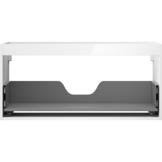 Korpus umývadlovej skrinky Mexen Box-A 100 cm, 1 zásuvka, biely lesk - 91AX0-1000-470-1-00