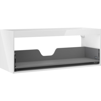 Korpus umývadlovej skrinky Mexen Box-A 120 cm, 1 zásuvka, biely lesk - 91AX0-1200-470-1-00