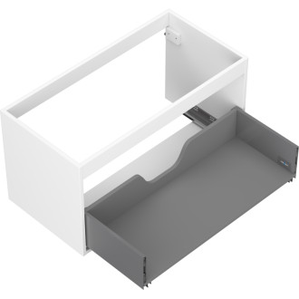 Korpus umývadlovej skrinky Mexen Box-A 90 cm, 1 zásuvka, matná biela - 91AX0-0900-470-1-01