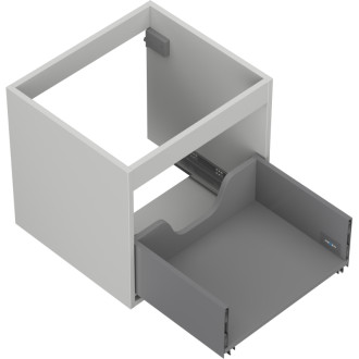 Korpus umývadlovej skrinky Mexen Box-A 50 cm, 1 zásuvka, matne šedá - 91AX0-0500-470-1-62