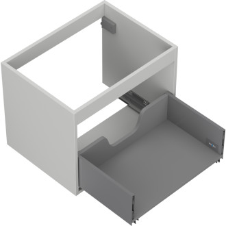 Korpus umývadlovej skrinky Mexen Box-A 60 cm, 1 zásuvka, matne šedá - 91AX0-0600-470-1-62